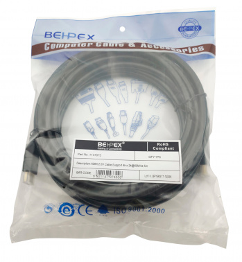 Кабель видео HDMI (m)/HDMI (m) 5м. черный