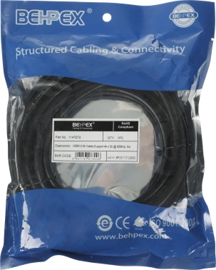 Кабель видео HDMI (m)/HDMI (m) 5м. черный