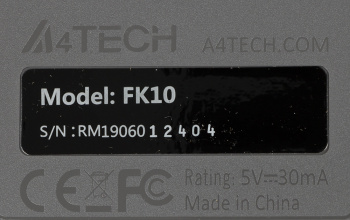 Клавиатура A4Tech Fstyler FK10