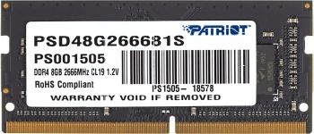 Память DDR4 8GB 2666MHz Patriot  PSD48G266681S
