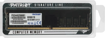 Память DDR4 4Gb 2666MHz Patriot  PSD44G266681