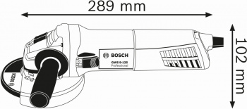 Углошлифовальная машина Bosch GWS 9-125