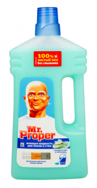 Средство для мытья пола Mr. Proper 1л горный ручей (737951)