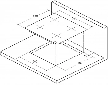 Индукционная варочная поверхность Kuppersberg ICS 604