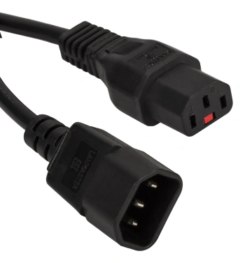 Шнур питания Lanmaster LAN-PP13/14-3.0-BK черный