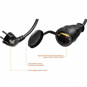 Удлинитель силовой Stayer 55028-20