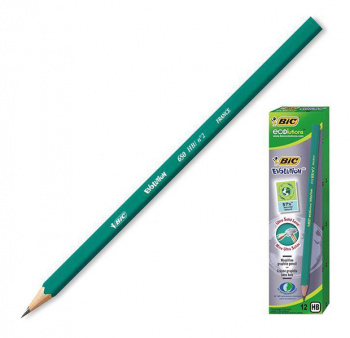 Карандаш ч/г Bic  Evolution Эко