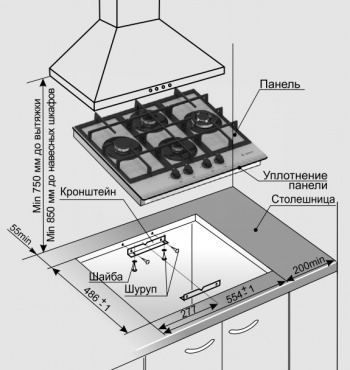 Газовая варочная поверхность Gefest ПВГ 2231-01 Р3