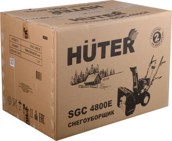 Снегоуборщик бензин. Huter SGC 4800E