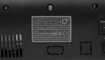 Счетчик банкнот PRO 40U Neo