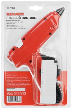 Клеевой пистолет Rexant 12-0108