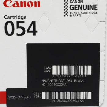 Картридж лазерный Canon 054BK