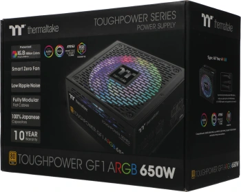 Блок питания Thermaltake ATX 650W Toughpower GF1 ARGB