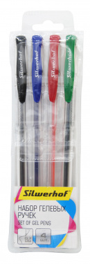 Набор ручек гелев. Silwerhof Laconic