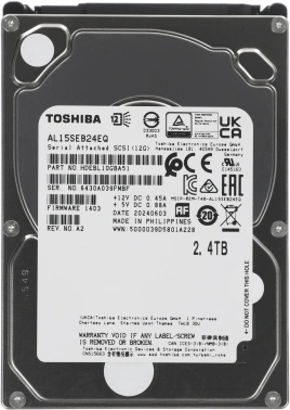 Жесткий диск Toshiba SAS 3.0 2.4TB  AL15SEB24EQ