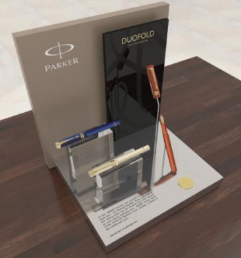 Дисплей Parker в вертикальную витрину под DUOFOLD 1921213 приз