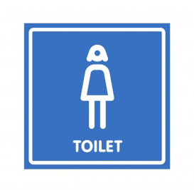 Информационная табличка Туалет женский