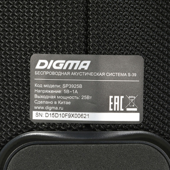Колонка порт. Digma S-39