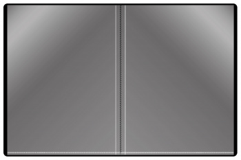 Папка с 20 прозр.вклад. Silwerhof Perlen 292921-74 A4 0.8мм карман синий металлик