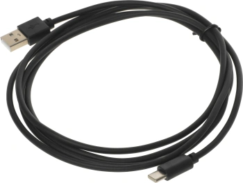 Кабель USB (m)-USB Type-C (m) 1.8м черный