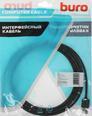 Кабель Buro BHP USB-TPC-3 USB (m)-USB Type-C (m) 3м черный