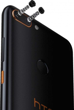 Смартфон HTC Wildfire E 32Gb 2Gb черный моноблок 3G 4G 2Sim 5.45