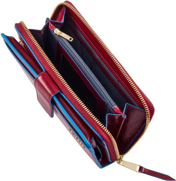 Кошелек женский Piquadro Blue Square PD1354B2R/R красный натур.кожа