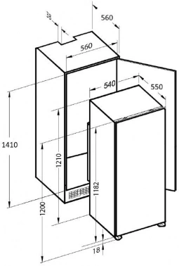 Холодильник Zigmund & Shtain BR 12.1221