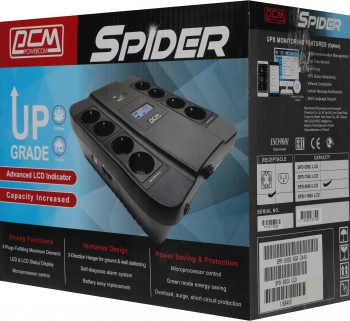 Источник бесперебойного питания Powercom Spider SPD-900U LCD
