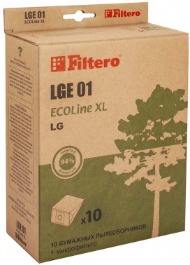 Пылесборники Filtero LGE 01 ECOLine XL