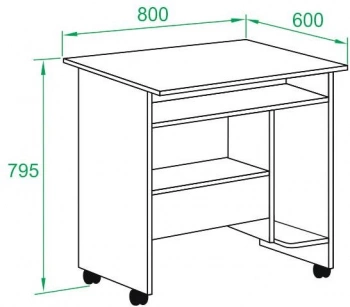 Стол для компьютера Сокол  КСТ-10.1
