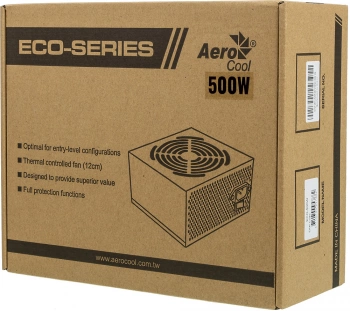 Блок питания Aerocool ATX 500W ECO-500