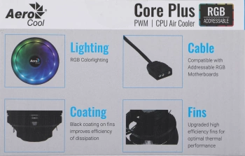 Устройство охлаждения(кулер) Aerocool Core Plus