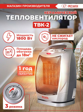 Тепловентилятор Ресанта ТВК-2