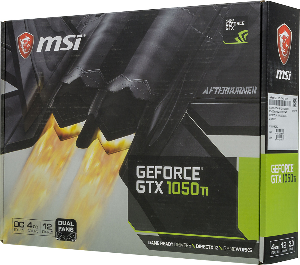 Gtx 1050 ti hot sale 4gb nvidia