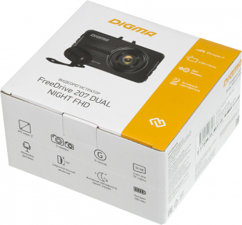Видеорегистратор Digma FreeDrive 207 DUAL Night FHD