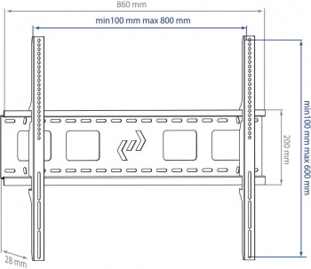 Кронштейн для телевизора Kromax STAR-1