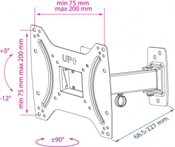 Кронштейн для телевизора Kromax OPTIMA-203