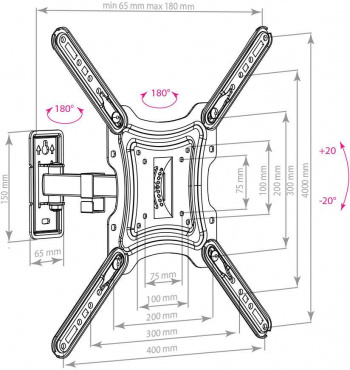 Кронштейн для телевизора Arm Media LCD-403 new