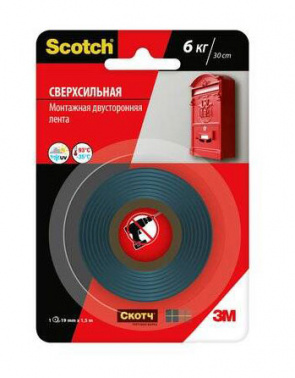 Клейкая лента монтажная 3M  Scotch 40021915