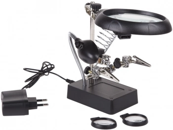 Держатель с лупой Rexant  12-0250