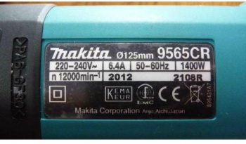 Углошлифовальная машина Makita 9565CR