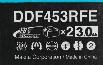 Дрель-шуруповерт Makita DDF453RFE