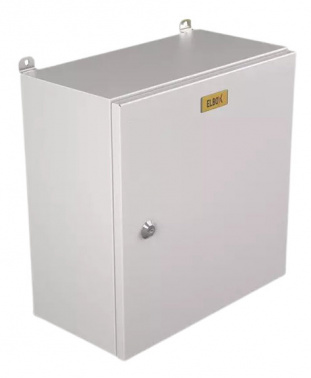 Шкаф электротехнический Elbox EMW-300.300.210-1-IP66 одноствор. настенный 300мм 300мм 210мм IP66 50кг серый сталь