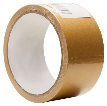 Клейкая лента двухсторонняя Silwerhof белая шир.48мм дл.10м 90мкм полипропилен