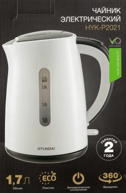 Чайник электрический Hyundai HYK-P2021