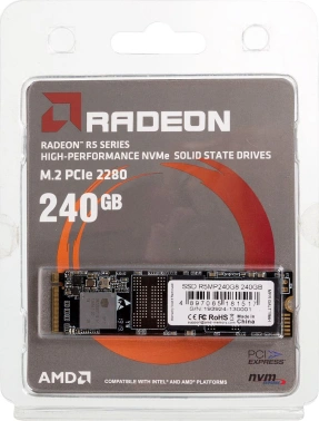 Накопитель SSD AMD PCIe 3.0 x4 240GB R5MP240G8