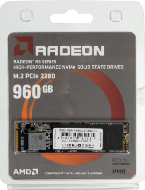 Накопитель SSD AMD PCIe 3.0 x4 960GB R5MP960G8