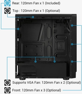 Корпус Aerocool RIFT BG