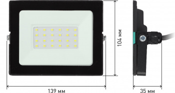 Прожектор уличный Эра Eco Slim  LPR-021-0-65K-030